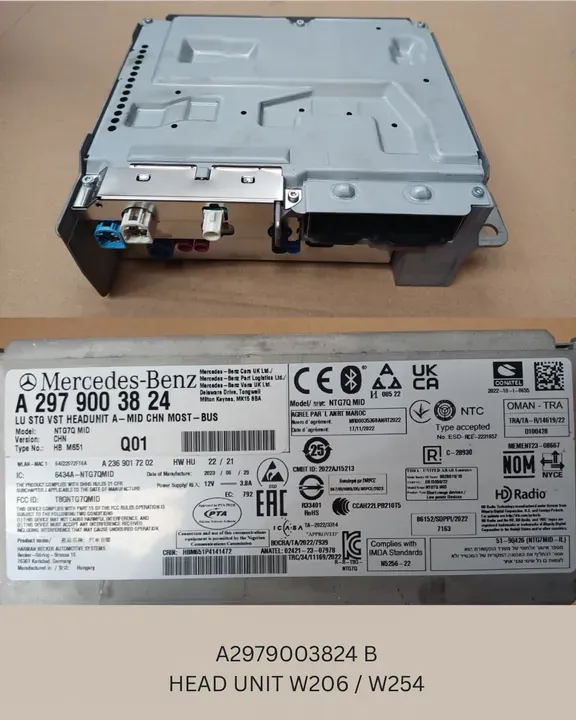HEAD UNIT W206 / W254